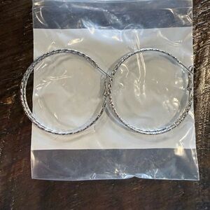 Elegant Silver Hoop Earrings